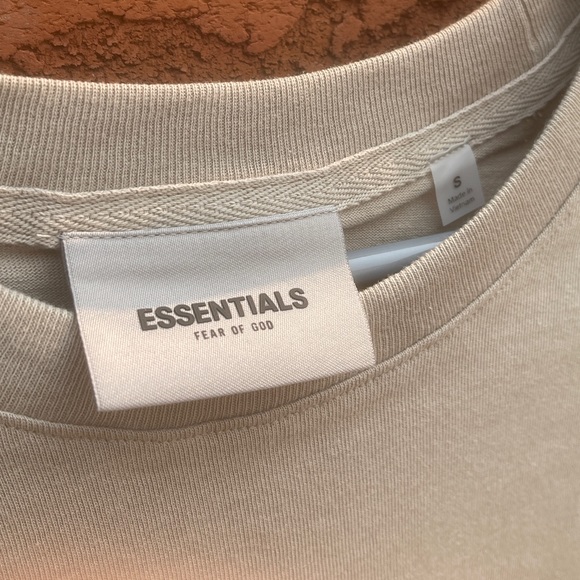 Essentials Fear of God T Shirt Tan String SS20 - Picture 6 of 6